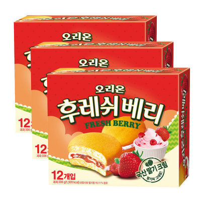 Fresh Berry 336g 12P x 3pcs
