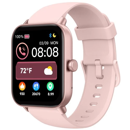 Smart Watch for Women Men for Android iOS, Alexa Built-in, 1.8" IP68 Waterproof