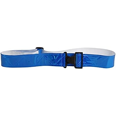 Vinyl Reflective Belt wHook & Loop Closure-Royal Blue