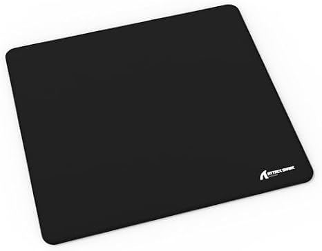 ATTACK SHARK CM02 Gaming Mouse Pad Only for FPS Gaming, Anti-Slip and Stable, Ultra-High Density Microfiber Fabric, Precise Positioning | 高速スタート＆ストップ、滑り止めラバーベース、布製、高精度、防水性、防汚性、耐熱性、耐摩耗性、良いバランス、レーザー式、光学式マウスに対応 日本正規代理品（440*400*40mmブラック）