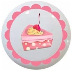 Cute Cupcakes by MCD on 1.5" DECORATIVE Glossy Ceramic Dresser Drawer PULLS Cabinet Cupboard KNOBS (04)
