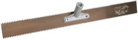 Kraft Tools GG593-01 18" Double 1/2" V-Notch Steel Rake w/o Handle