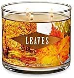 Bath & Body Works 3 Wick Candle, Leaves