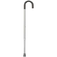 Aluminum Cane Silver Standard Handle Adjustable - 1610