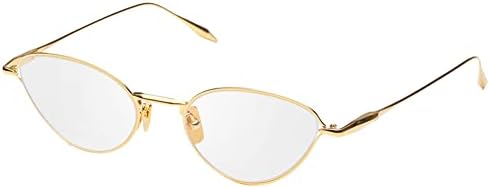 Dita Sincetta DTX145-A-01 Eyeglass Frame Yellow Gold with Clear Demo Lens 53mm
