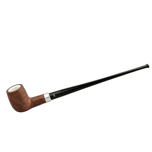 KENT briar brown meerschaum lined churchwarden tobacco pipe from Gasparini Italy 08