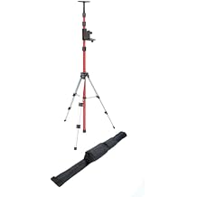 Kapro - 886-58 Professional Tripod - For Laser Levels - With Telescoping Pole, Extendable Legs, Locking Clips - 58 UNC Thread - 10.5 feet (3.2 m)