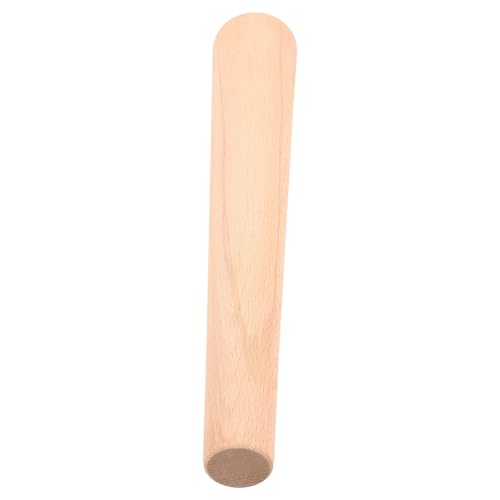 Luxshiny Wooden Pestle for Garlic and Spices 12-inch Beechwood Grinding Stick Multi-Purpose Kitchen Utensil for Home Cooking and Restaurant Use