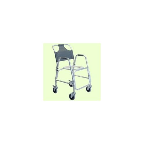 Lumex 7910A-1 Shower Transport Chair, Color Aluminum
