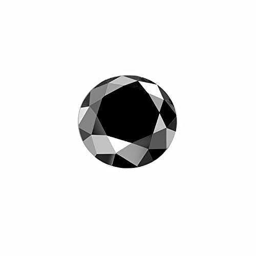 Black Diamond Round-Cut Loose Diamond Enhanced Tester positive Gift box Earth-mined Natural 0.02 ct 1.80 mm