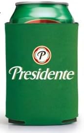 Presidente' Can Cooler, 12 Ounces, Green
