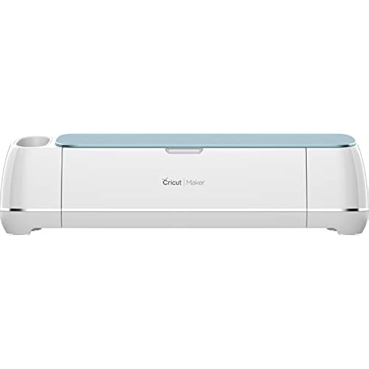 Cricut Maker - Smart Cutting Machine - with 10X Cutting Force, Cuts 300 Materials, Create 3D Art, Home Decor & More, Bluetooth Connectivity, Compatible with iOS, Android, Windows & Mac, Blue