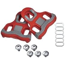 XPEDO Thrust 7 Cleat Set | Compatible with Xpedo & Look Keo Road Pedals | Anti-Slip Kraton Surface | Includes Mounting Hardware