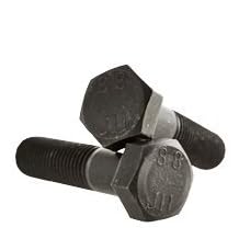 M16 x 60mm Hex Cap Screw Metric Class 8.8 Plain Steel (Quantity: 25 pcs) M16-2.0 x 60mm Hex Bolt/Coarse Thread/Partially Threaded 38mm inches of Thread/DIN 931