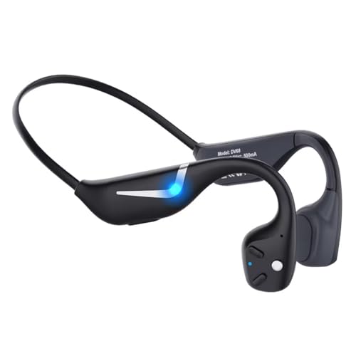 MONODEAL Bone Conduction Headphones Bluetooth, Open Ear Headphones with Mic, IP67 Waterproof Sport Headset Long Battery Life 15Hrs Wireless Earphones for Running Workout Cycling