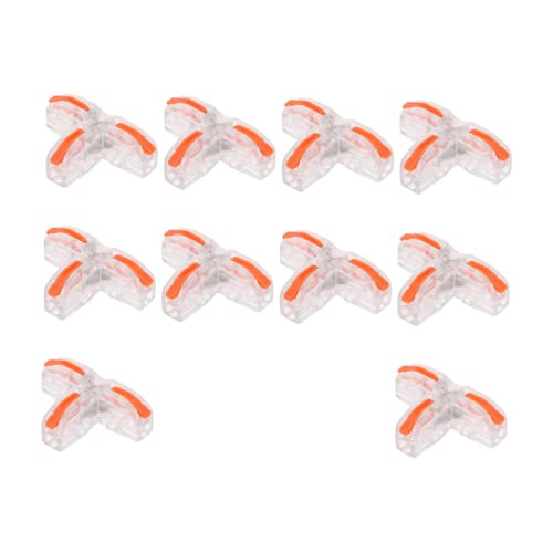 10pcs Insulated Tinned Copper Quick Splice Electrical Terminals for Safe Connections Household Appliances and Equipment Easy to Install Insulation