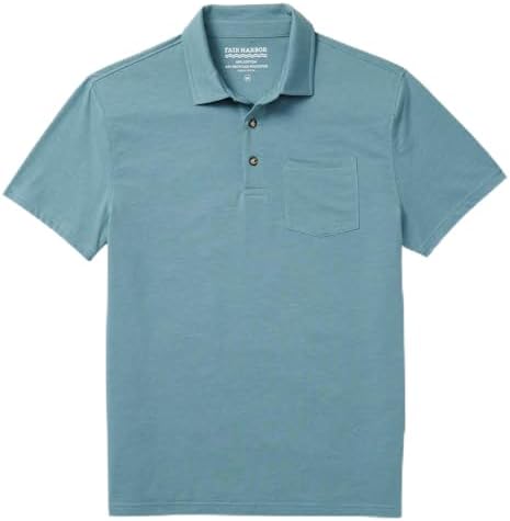 Fair Harbor The Kismet Polo Mens Transitional Everyday Polo Lighweight and Breathable Ultrasoft Fabric, 4-Way Stretch