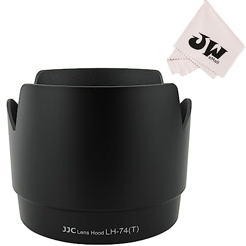 JJC Tulip Shape Lens Hood Shade Protector for Canon EF 70-200mm F4 L is USM & Canon EF 70-200mm F4 L USM Lenses, Replaces Canon ET-74 Lens Hood Not for 70-200 F4L is II USM - Black