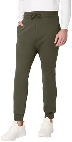 Hanes Mens Joggers, EcoSmart Fleece Sweatpants for Men, Mens Lounge Pants, 30.5
