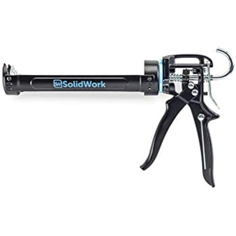 SolidWork SW1007-EU Professional Caulking Gun Black