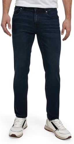 DKNY Mercer Mens Skinny Jeans - Premium Stretch Denim Pants with Classic 5 Pocket Design | Skinny Fit Stretch Jeans for Men