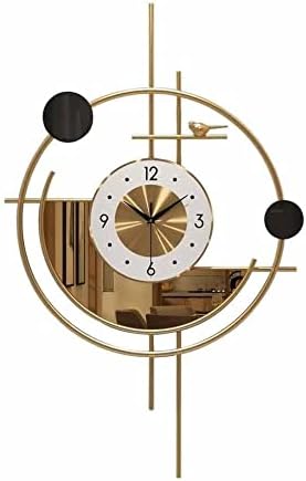 Quartz Wall Clock Hanging Electronic Gold Wall Clock Large Home
