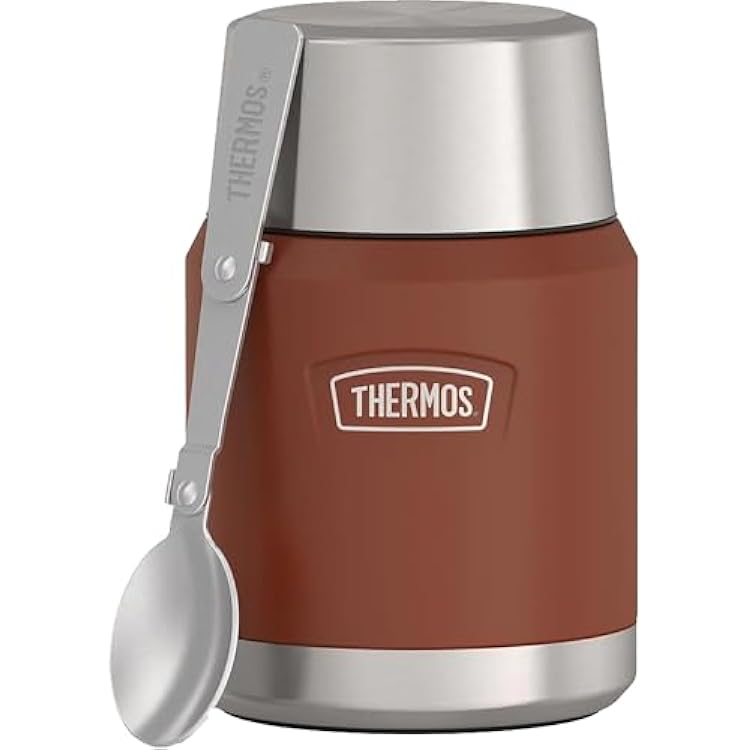 Saddle-16 oz Stainless Steel Food Jar wSpoon