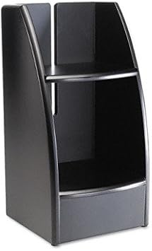 Rolodex 82433 Wood Tones deskmate, Black