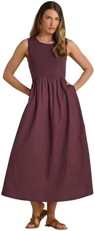 Long Tall Sally LTS Tall Jersey & Woven Mix Fabric Midi Dress Burgundy