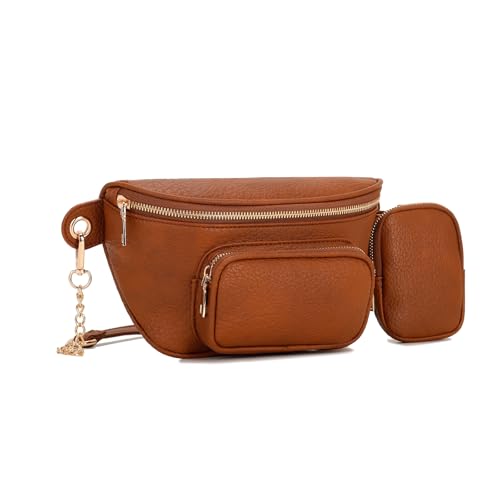 LA TERRE Fanny Packs for Women Crossbody Waist Pack Casual Waist Bag Belt Bag With Coin Purse