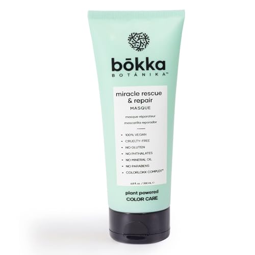 Bokka Botanika Plant Powered Color Care Miracle Rescue & Repair Masque 8oz237ml