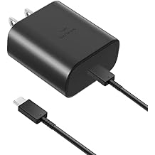 45W Super Fast Charger USB Type C Charger Cord 12FT with Android Phone Charger Fast Charging Block for Samsung Galaxy S26S26 UltraS26S25S25 UltraS25S24S23S22S20S21Note 20Note 10, Black