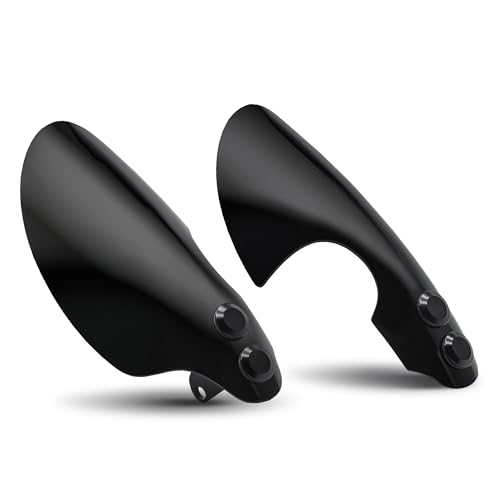 MZS Motorcycle Handguards Compatible with Sport Glide FLSB 2018-2024, Cruiser Hand Guards Handlebar Shield Wind Protector Deflectors Black