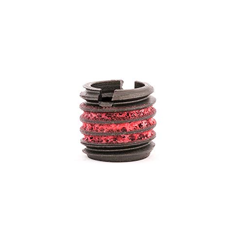 E-Z LOK Threaded Insert for Metal C12L14 Carbon Steel Thread Inserts M10-1.25 Internal Threads, 916-12 External Threads, 13.08 mm Length Pack of 10