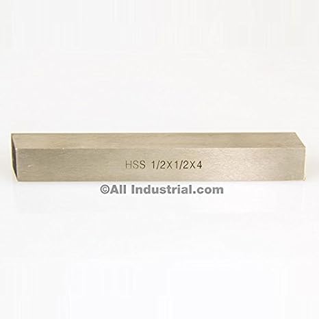 1/2" X 1/2" X 4" HSS Tool BIT Square Lathe Fly Cutter Mill Blank
