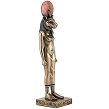 Top Collection Sekhmet Statue- Egyptian Warrior Goddess of Healing Sculpture in Premium Cold Cast Bronze- 8.75-inch Collectible Daughter of The Sun God Ra Figurine