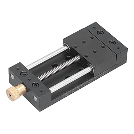 Linear Stage, Rustproof Aluminium Alloy Manual Sliding Table 40x70mm for Equipment