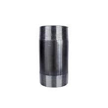 LDR Industries BK Products Southland 4 in. MPT x 4 in. L Black Malleable Iron Nipple