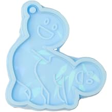 dPois Adult Shiny Novelty Silicone Mould Prank Decoration Craft Art Molds Making Keychain Polymer Clay Molds DIY Resin Casting Mold Fondant Mold Blue One Size