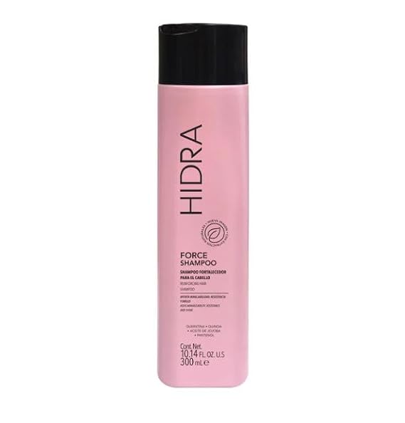HIDRA Force Reinforcing Hair Shampoo with Keratin, Quinoa and Jojoba Oil, 10.14 Fl Oz