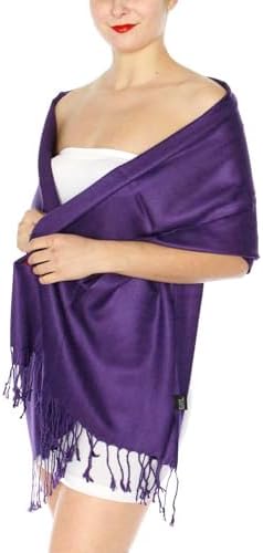 SERENITA Pashmina Shawls Wraps for Women. Dress Cover Up Formal. Cashmere Feel Wrap for Evening Dress.
