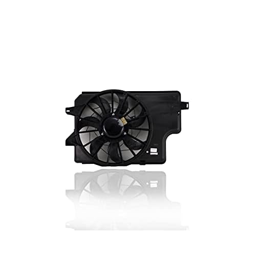 Dual Radiator and Condenser Fan Assembly - Cooling Direct CompatibleReplacement for F5ZZ8C607B 94-96 Ford Mustang 3.8L