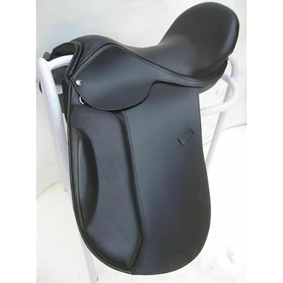 Horse Premium Dressage Treeless Leather Saddle All Purpose English Dressage Horse Saddle Size 14 inches - 18 inches Seat Available A20-01