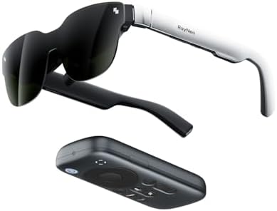 RayNeo Air 3s Glasses and Pocket TV Bundle : Experience 201" Mega Screen with 650 Nits Brightness