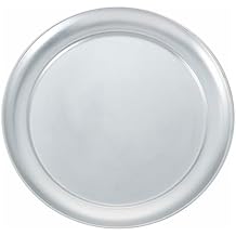Winco 9" Wide Rim Pizza Tray, Alu
