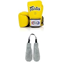 Fairtex BGV1BR Boxing Gloves & Deodorizer Set | Breathable, Shock Absorbent Muay Thai Gloves with Odor Neutralizing Inserts | Perfect for Boxing, Kickboxing, MMA, Fitness