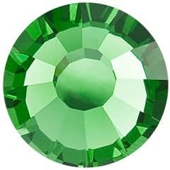 144 Pieces SS20 Preciosa Maxima Czech Crystal Flat Back 438 11 615, Rhinestones for Crafts, Shamrock