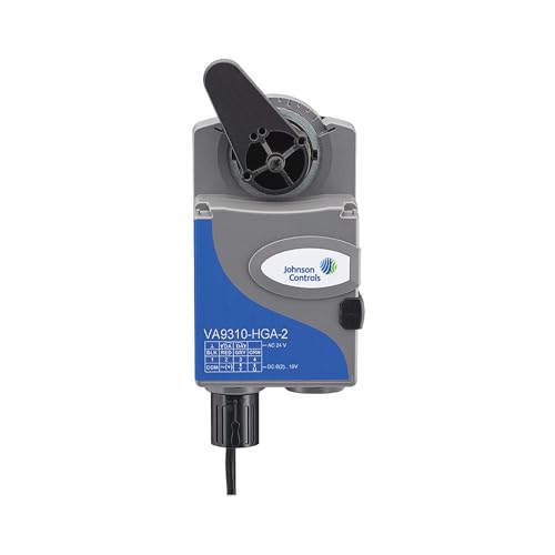Johnson Controls VA9310-HGA-2 Series VA9300 Electric Non-Spring Return Valve Actuator, 90 sec Running, ACDC 24 V