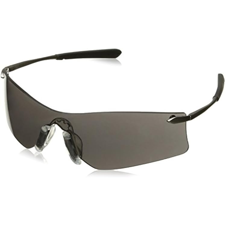 MCR Safety Glasses T4112AF Rubicon T4 Gray Lens with UV Protection and Anti-Fog Coating, 1 Pair