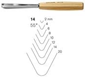 PFEIL "Swiss Made" 20mm # 14 Sweep V-Parting Tool